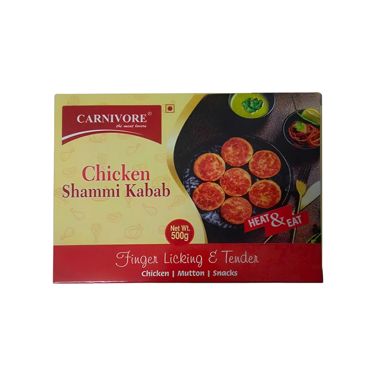 Carnivore Shami Chicken Kebab - Frozen