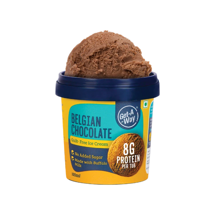 Get-A-Way Belgian Chocolate Ice Cream Cup
