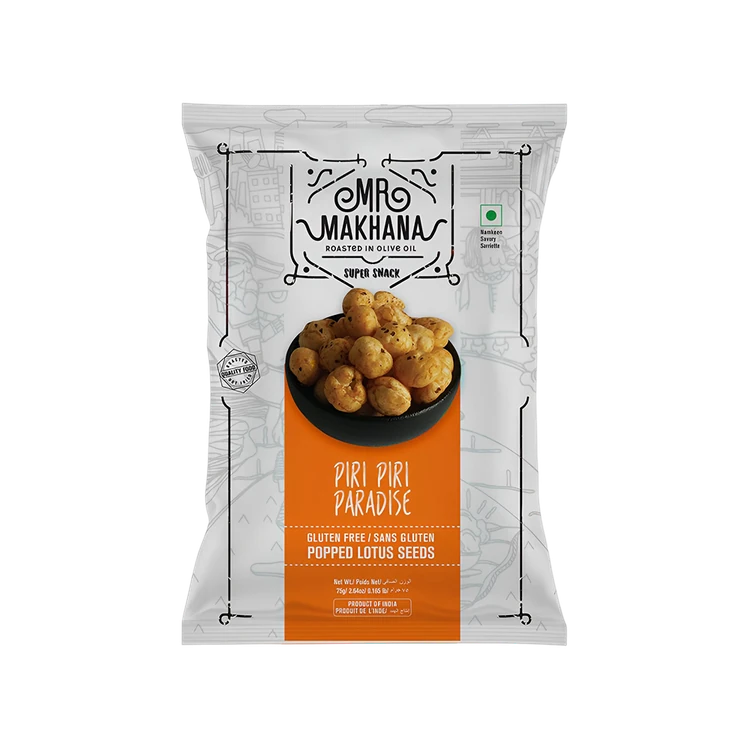 Mr. Makhana Piri Piri Paradise Flavoured Makhana