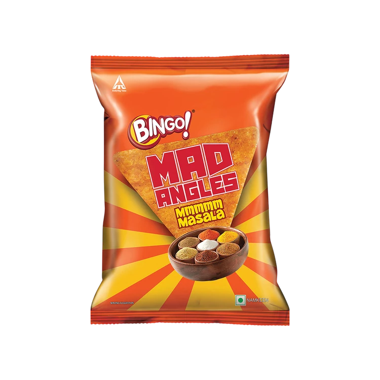 Bingo Mad Angles Masala Madness Crisps
