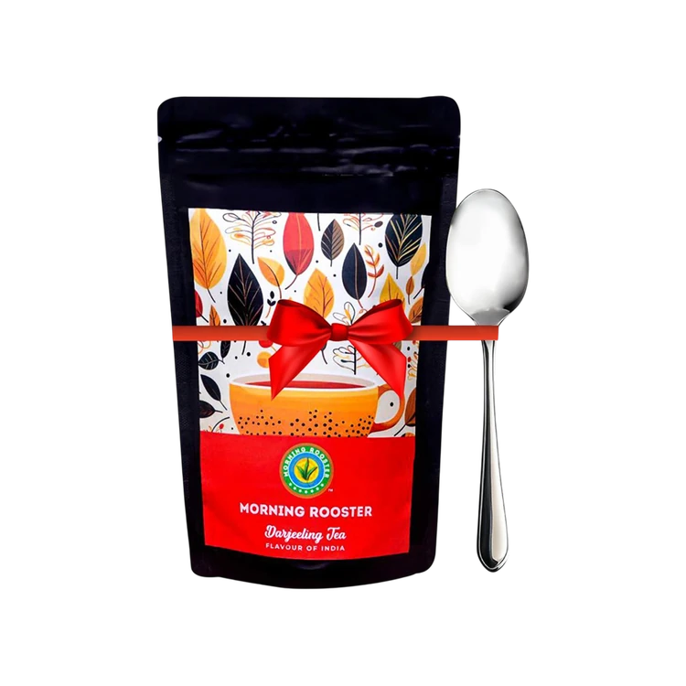 Morning Rooster Darjeeling Tea with Free Spoon Inside