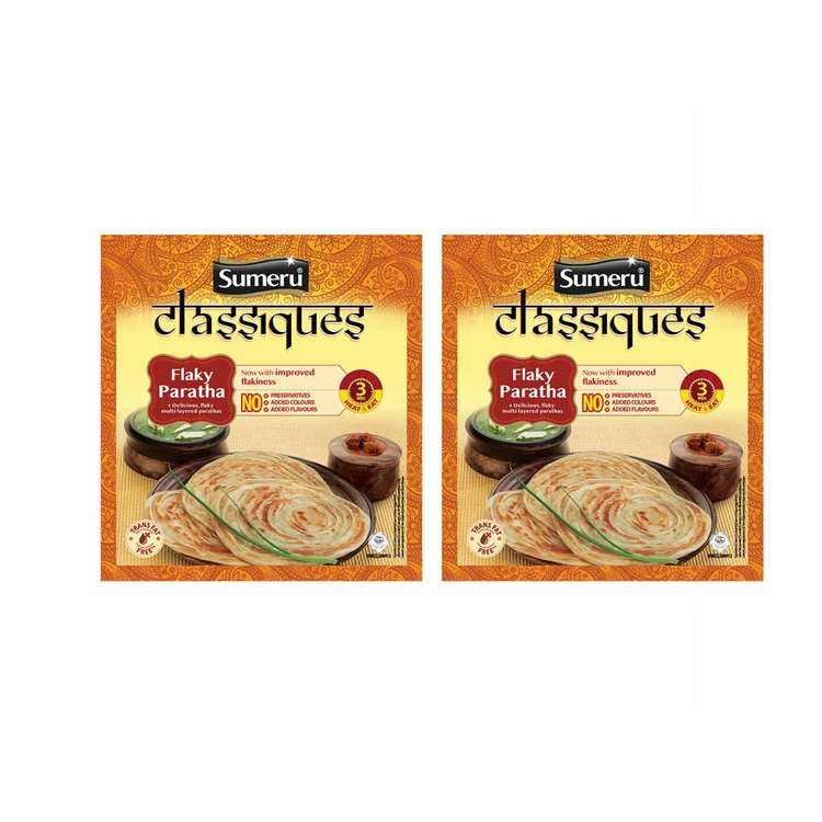 Sumeru Classiques Flaky Paratha (Frozen) - Pack of 2