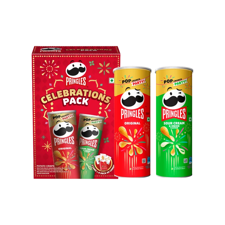 Pringles Crispy Gift Pack (Original & Sour Cream and Onion)