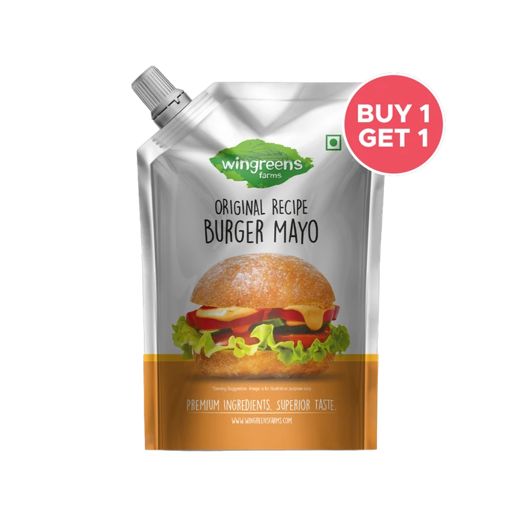 Wingreens Farms Burger Regular Mayonnaise - Buy 1 Get 1 Free