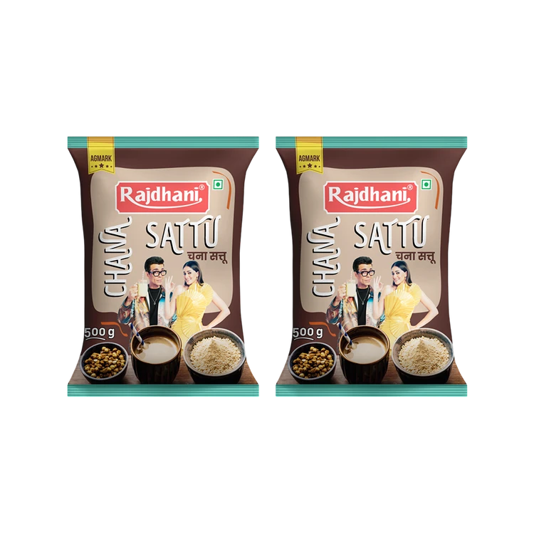 Rajdhani Chana Sattu - Pack of 2 (Sattu Hittu)