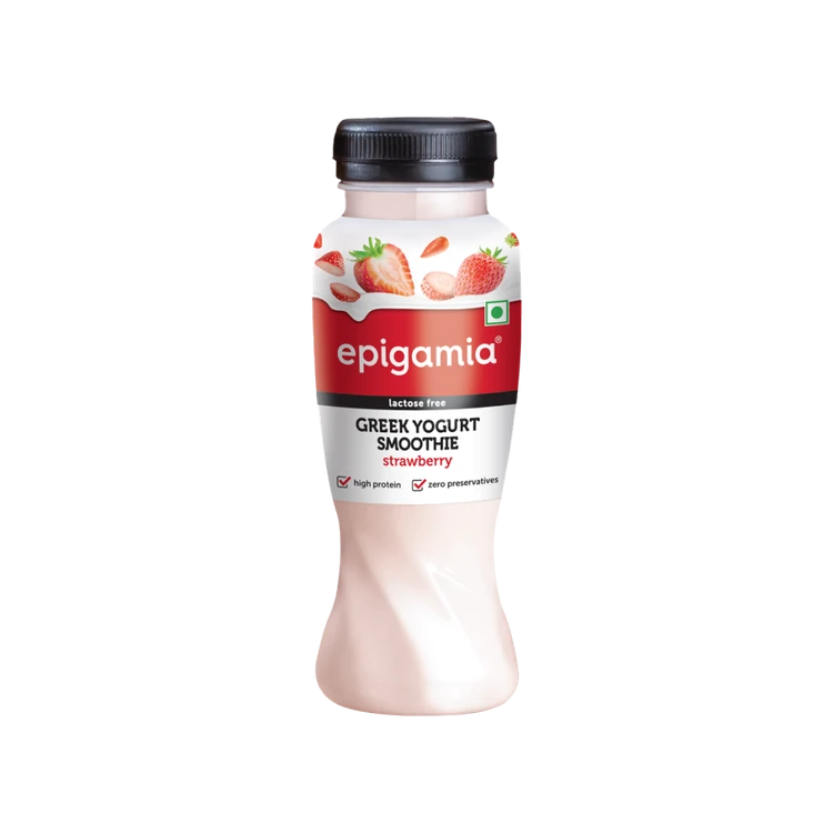 epigamia Strawberry Smoothie Greek Yogurt Drink