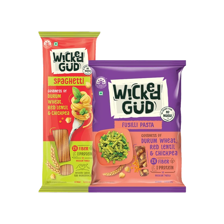 WickedGud Spaghetti & Fusilli Pasta