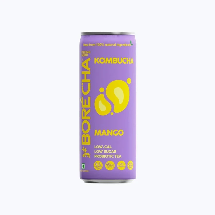 Borecha Mango Probiotic Kombucha