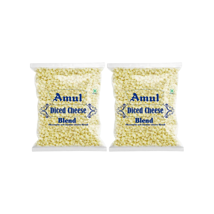 Amul Blend Diced Cheese - Pack of 2