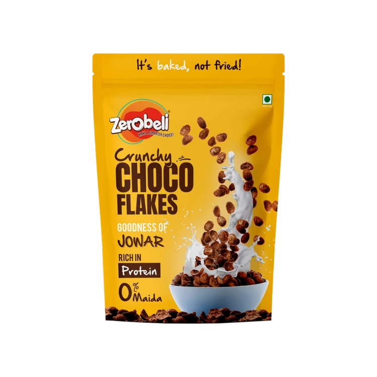 Zerobeli Crunchy No Maida Choco Flakes