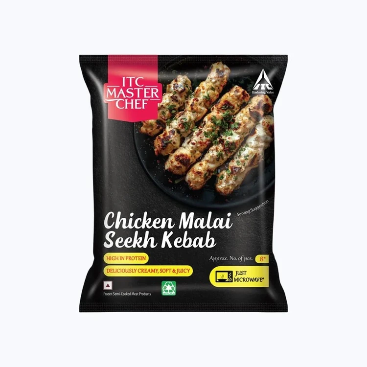 ITC Master Chef Malai Chicken Seekh Kebab
