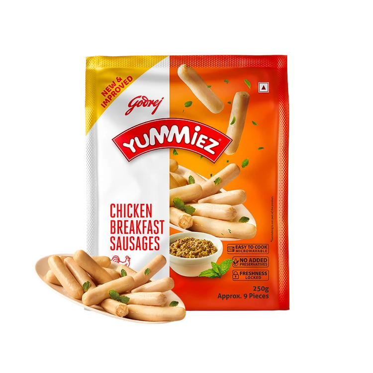 Godrej Yummiez Breakfast Chicken Sausage (Frozen)