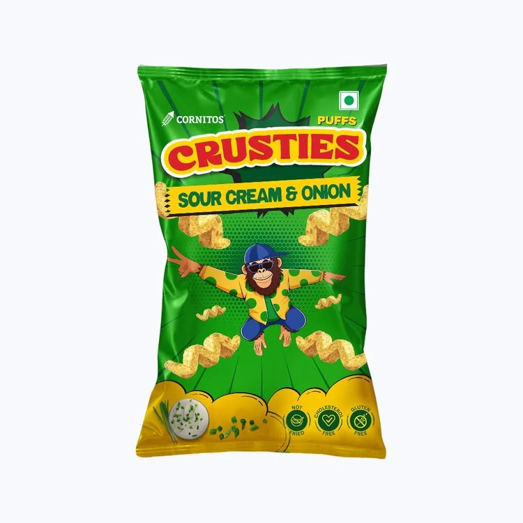 Cornitos Crusties Puffs Sour Cream and Onion Flavour
