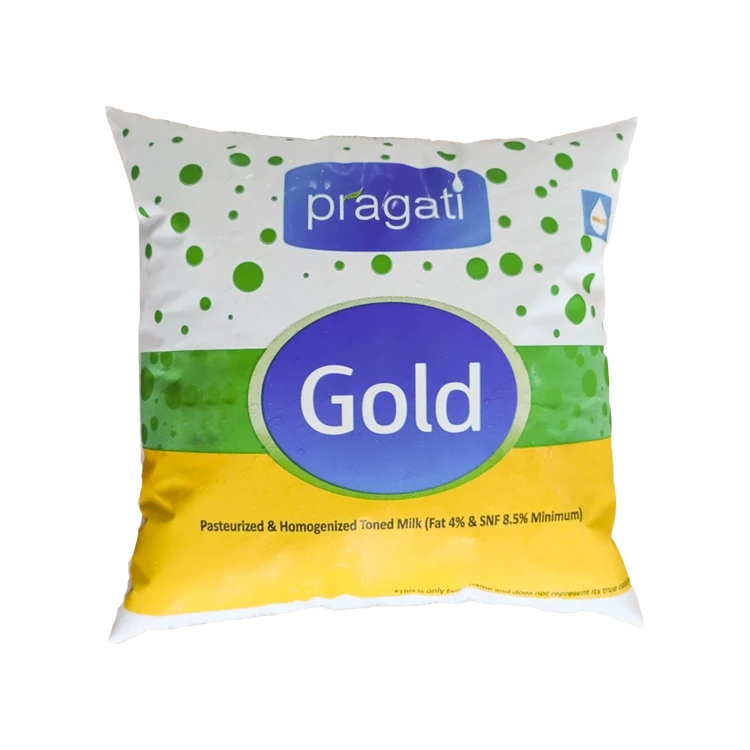 Pragati Gold Toned Milk