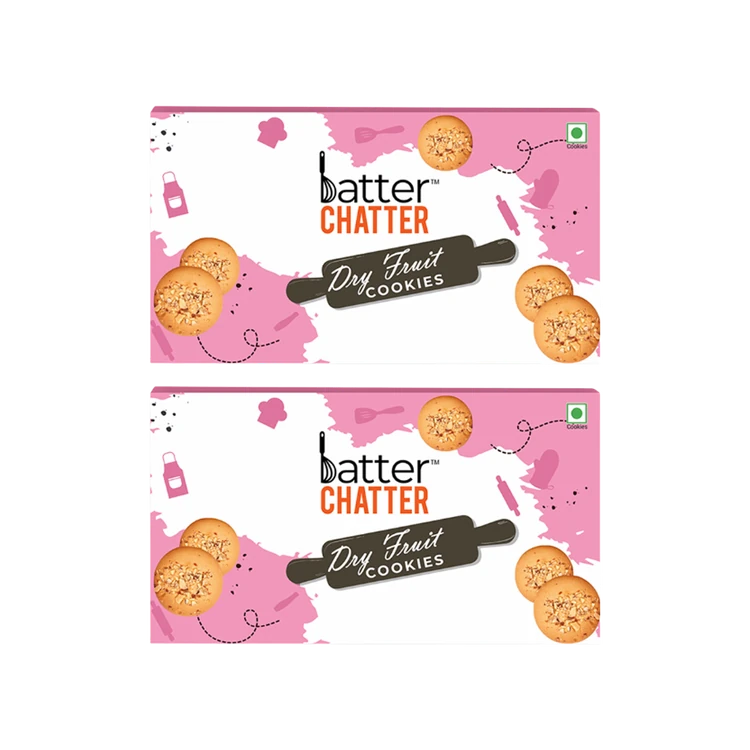 Batter Chatter Dry Fruit Cookies - Pack of 2