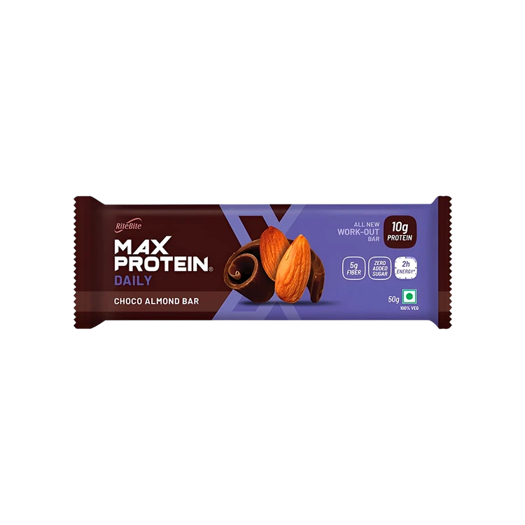 RiteBite Max Protein Daily Choco Almond 10 g Protein Bar