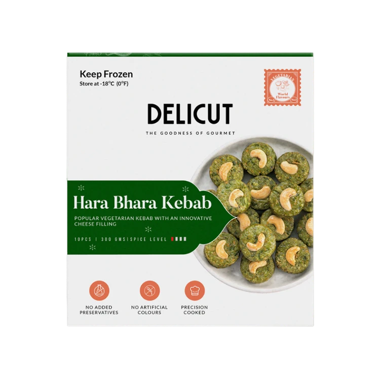 Delicut Hara Bhara Veg Kebab