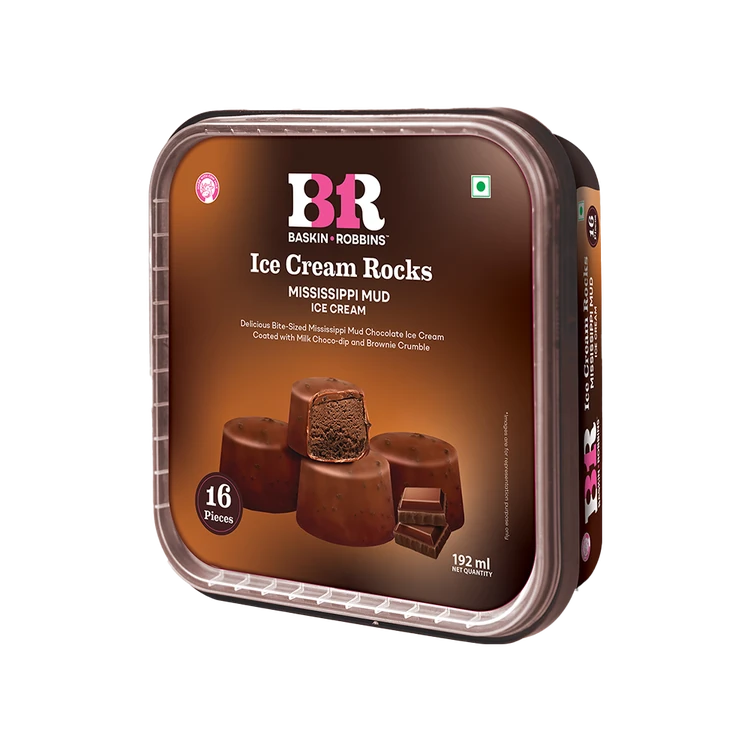 Baskin Robbins Rocks Missisipi Mud Ice Cream Bites