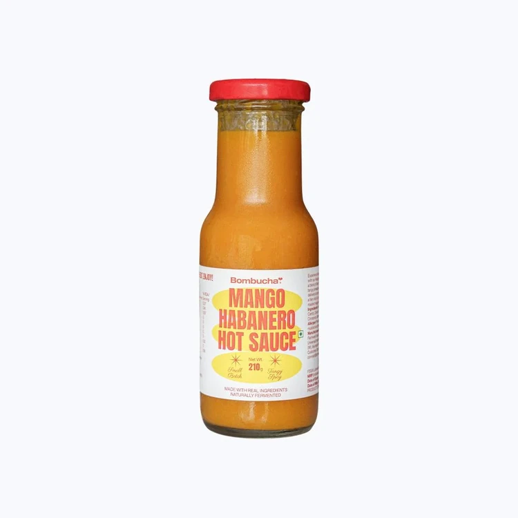Bombucha Mango Habanero Hot Sauce