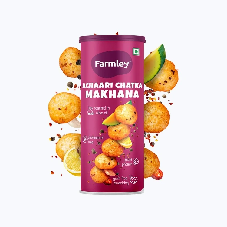 Farmley Achari Chatka Flavoured Makhana