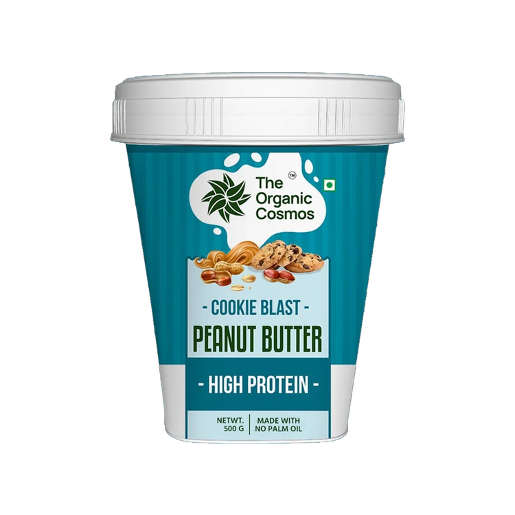 The Organic Cosmos Cookie Blast High Protein Peanut Butter