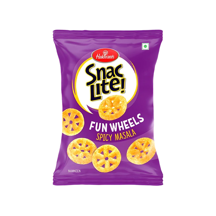 Haldiram's Snac Lite Fun Wheels Spicy Masala Namkeen