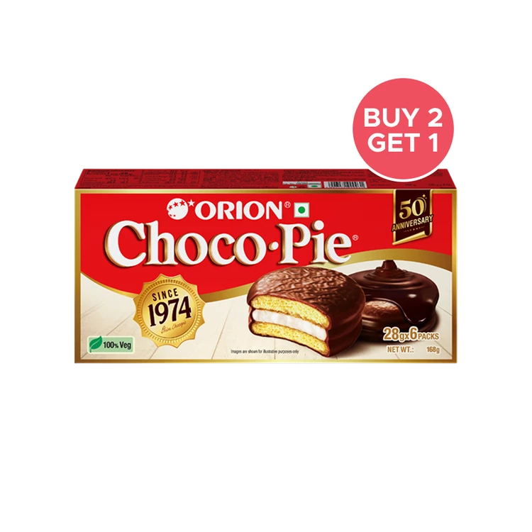 Orion Choco Pie (168 g) - Buy 2 Get 1 Free