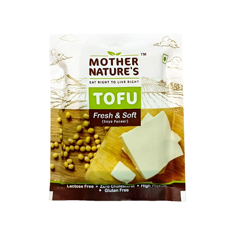Mother Nature's Fresh and Soft Tofu (Soya Paneer)