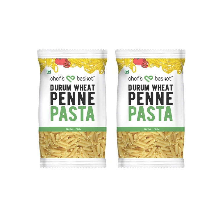 Chef's Basket Durum Wheat Penne Domestic Pasta - Pack of 2