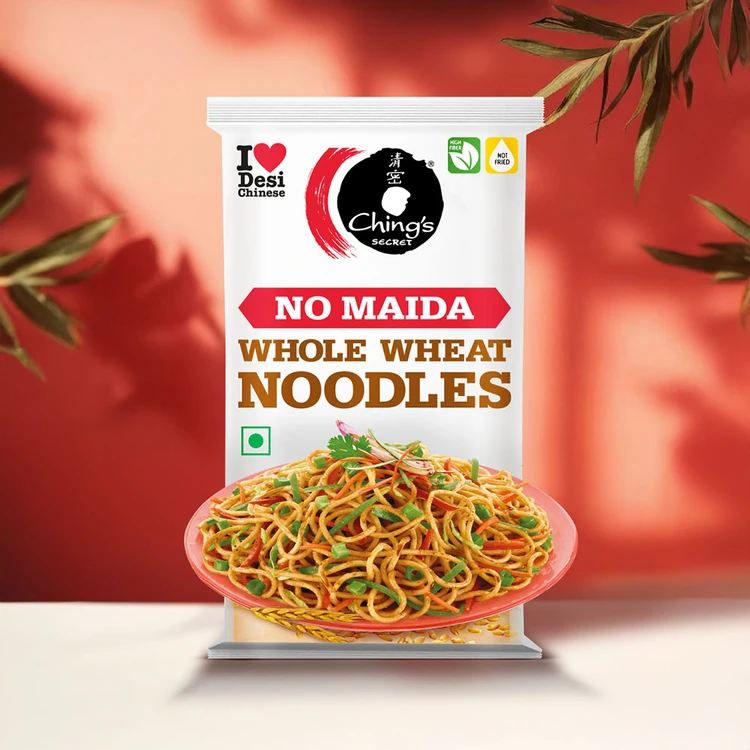 Ching's Secret Whole Wheat Noodles (No Maida, Air-Dried, Not-Fried)
