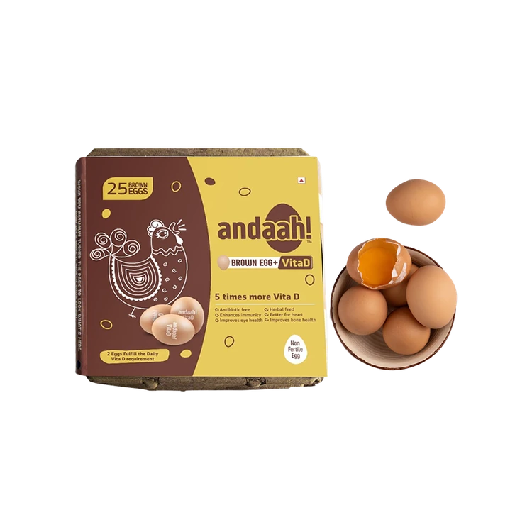 Andaah Brown Eggs + VitaD