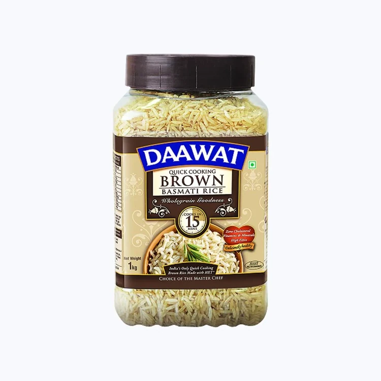 Daawat Brown Basmati Rice (Extra Long Grain) (Kempu Basmati Akki)