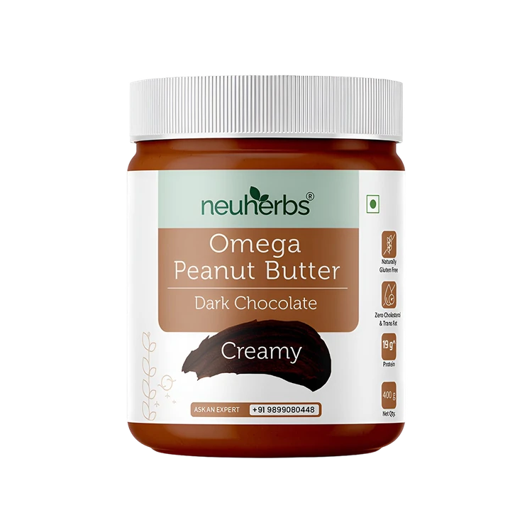 Neuherbs Omega Creamy Peanut Butter (Dark Chocolate)