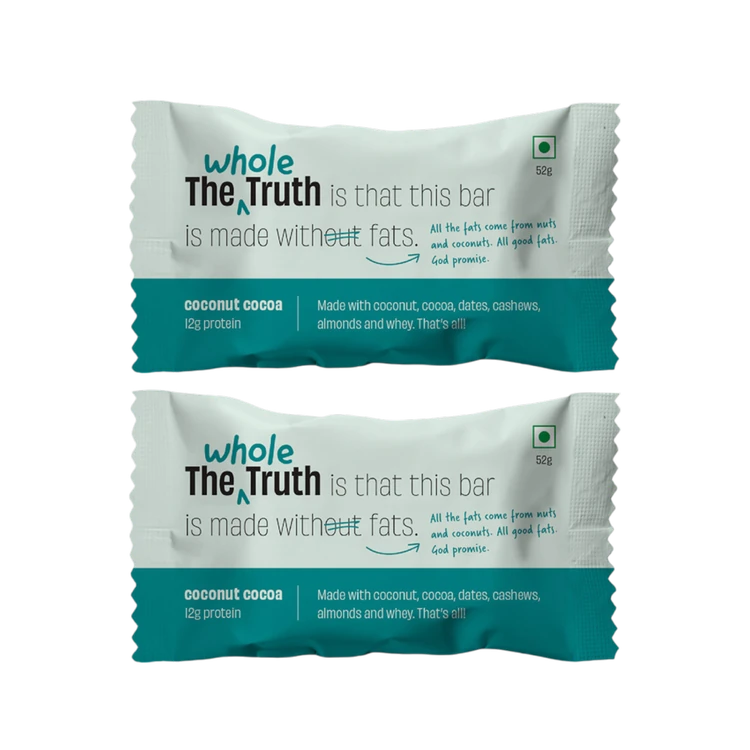 The Whole Truth Coconut Cocoa Protein Bar - Pack of 2