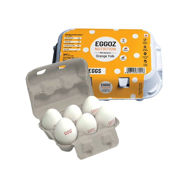 Eggoz Nutrition White Protein Rich Eggs (6 pieces)