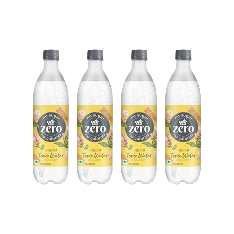 paper boat Zero Sugar Indian Tonic Water, Zero Calorie - Pack of 4