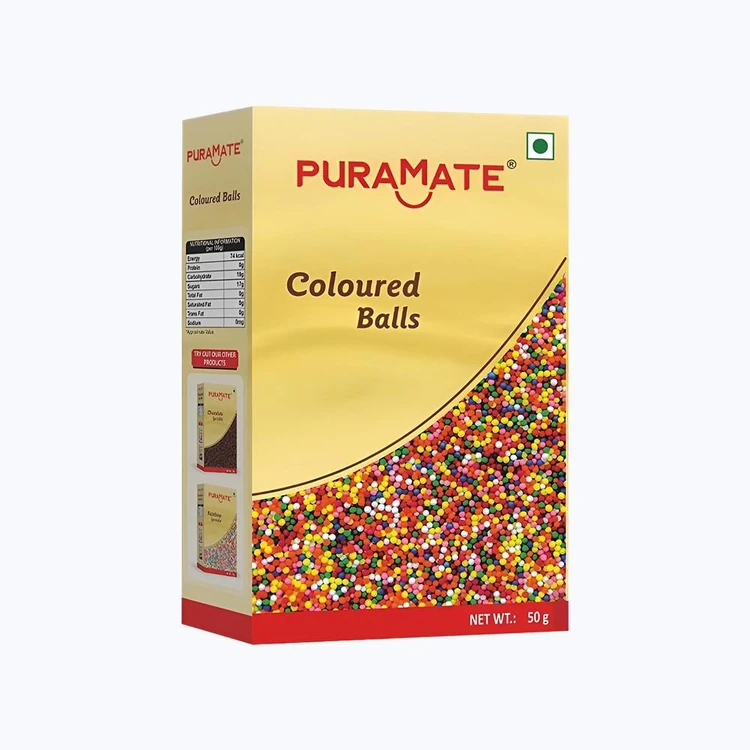 Puramate Coloured Balls Sprinkles