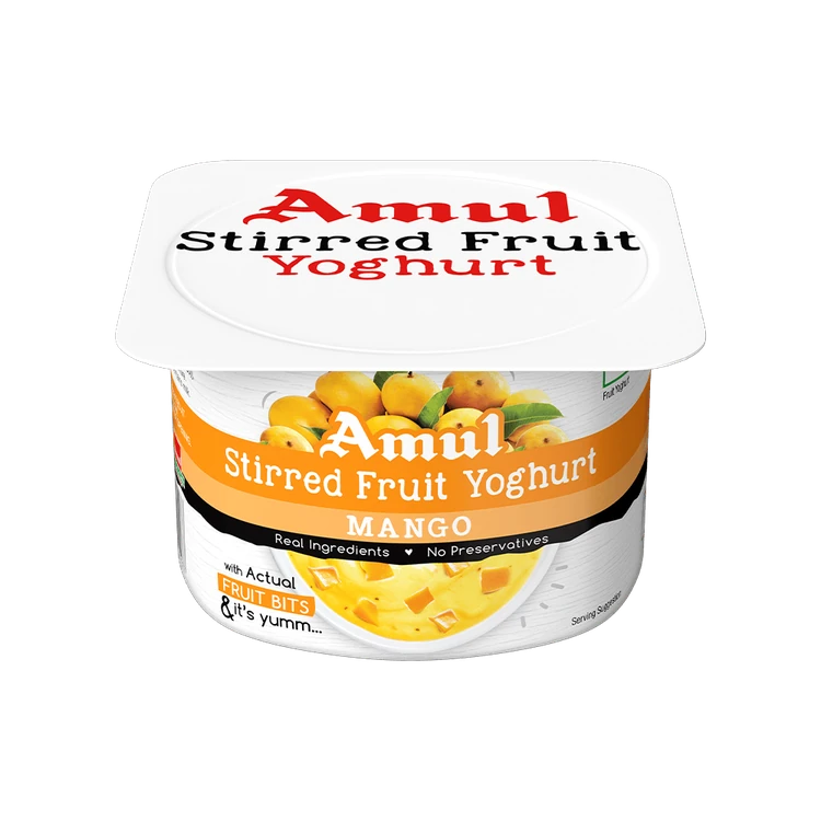 Amul Stirred Fruit Mango Flavoured Yogurt