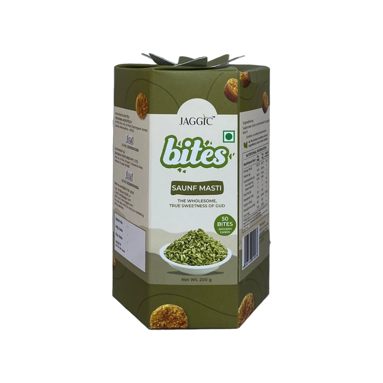 Jaggic Saunf Jaggery / Gur Bites