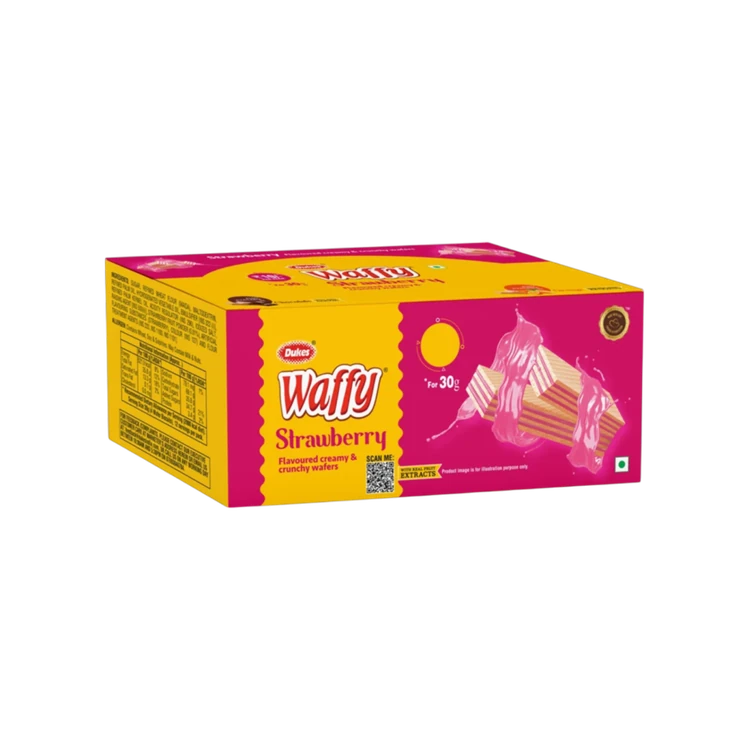 Dukes Strawberry Flavoured Wafer Bar Creamy & Crunchy