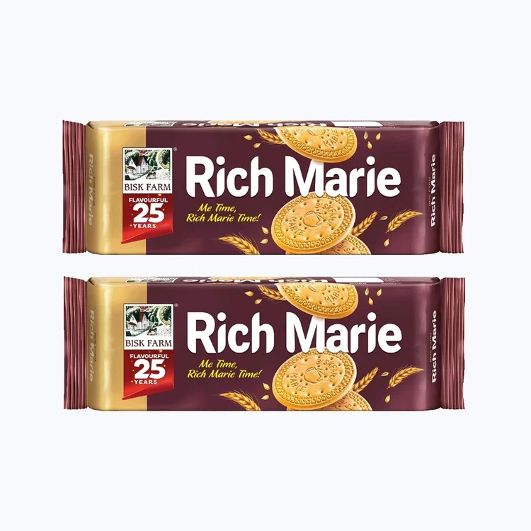 Bisk Farm Rich Marie Biscuits - Pack of 2