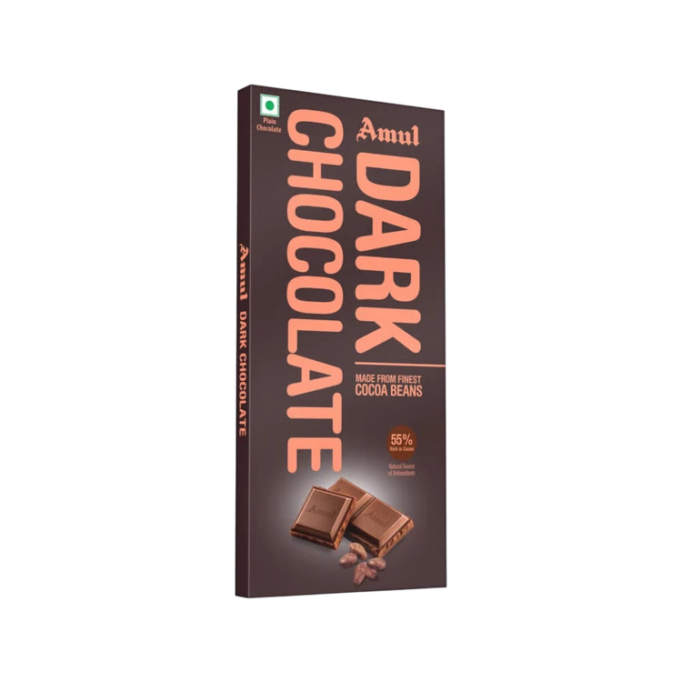 Amul 55% Cocoa Dark Chocolate Bar