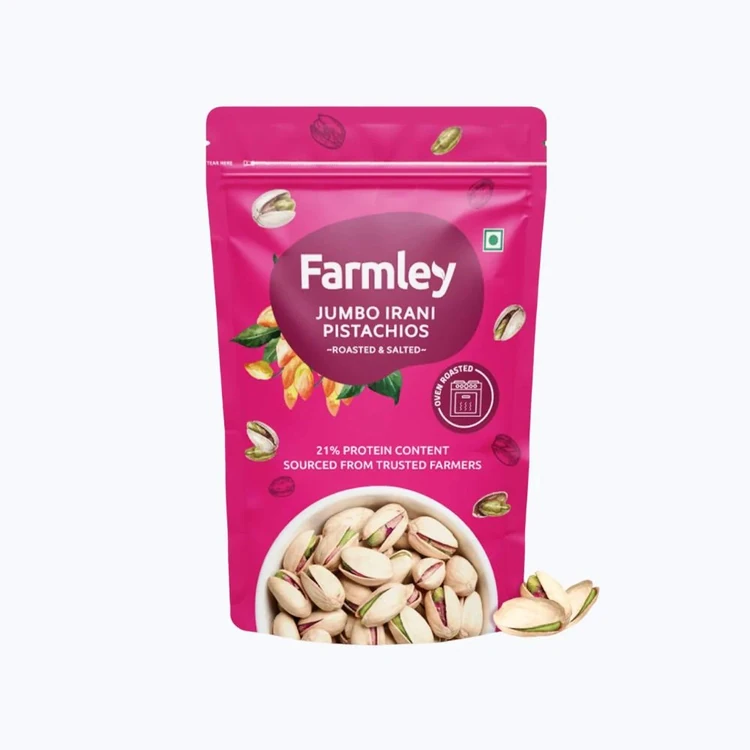 Farmley Iranian Roasted And Salted Pistachios (Pista)