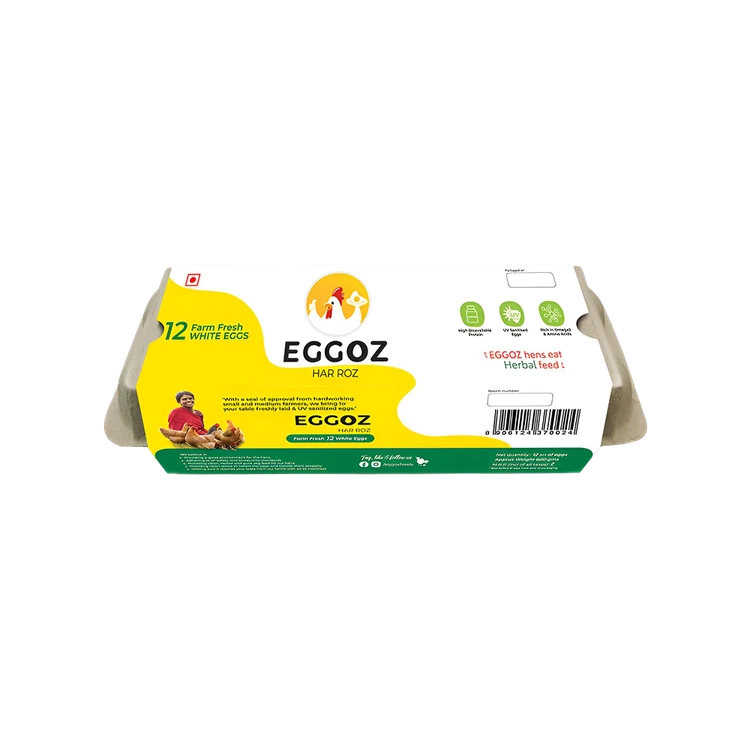 Eggoz Farm Fresh White Protein Rich Eggs
