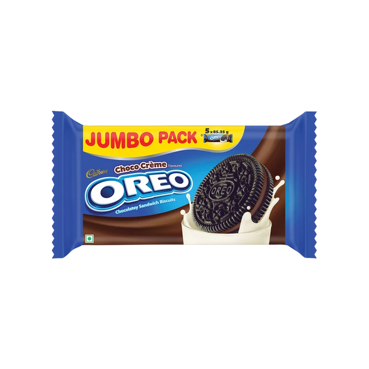 Cadbury Oreo Chocolate Flavour Sandwich Cream Biscuits
