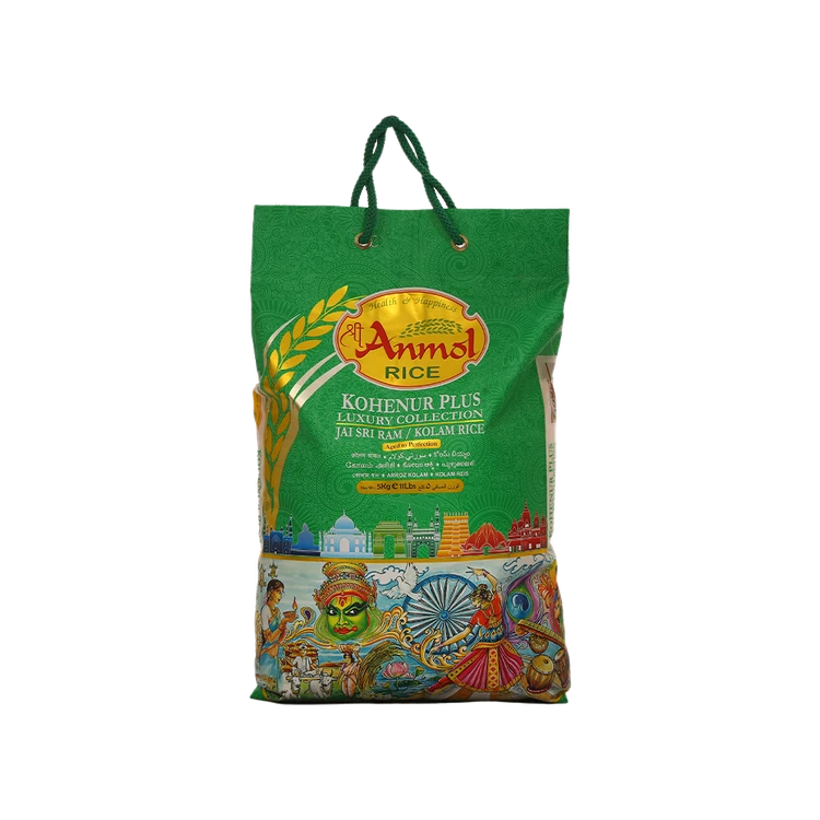 Sri Anmol Kohenur Plus Kolam Rice (Long Grain) (Kolam Akki)