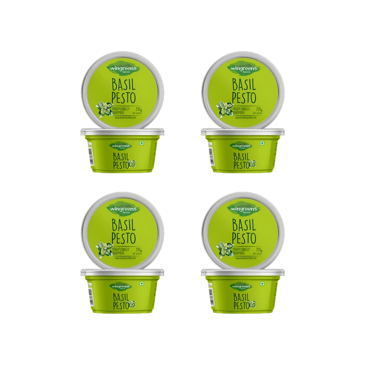 Wingreens Farms Basil Pesto Dip - Pack of 4