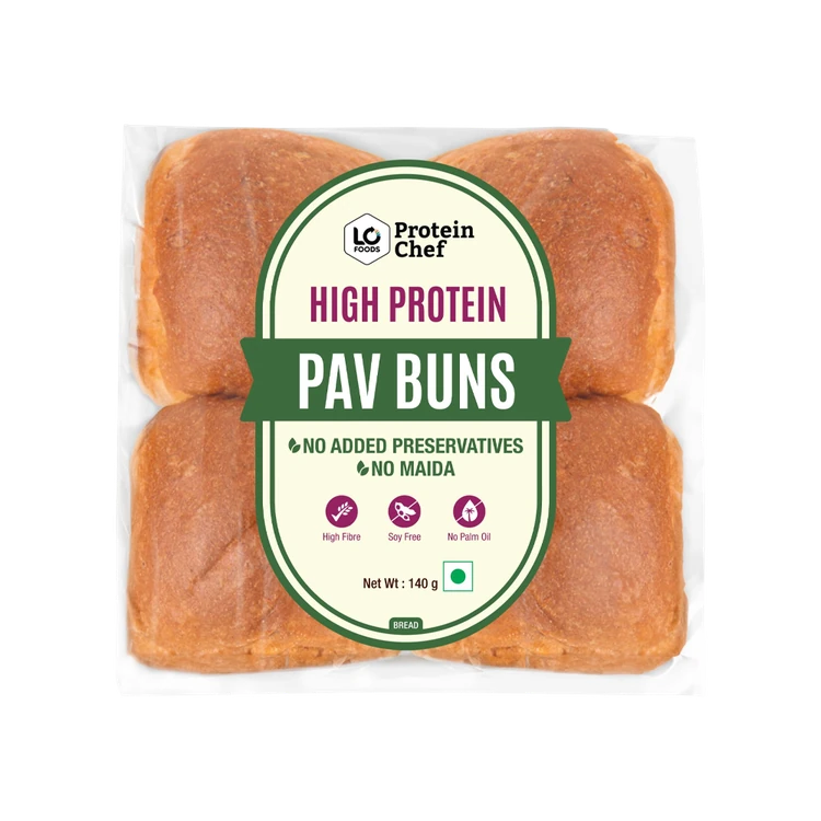 Protein Chef High Protein Pav Bun (Zero Maida, Multigrain)