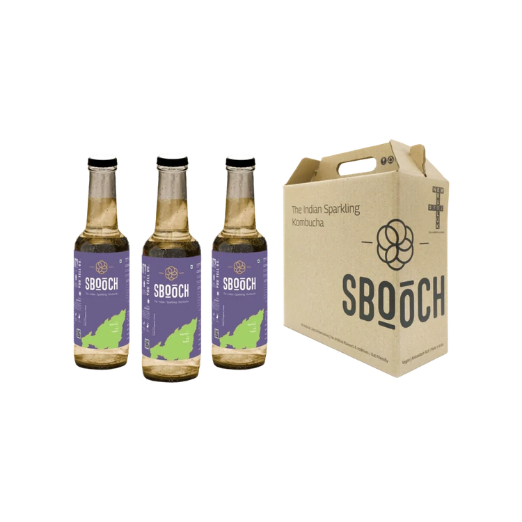Sbooch Indian Sparkling Kombucha Tea (Naga Pepper)