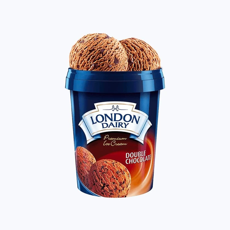 London Dairy Double Chocolate Ice Cream Tub